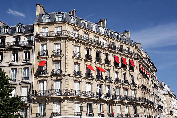 istock Elegant Parisian Apartment Building 155306386