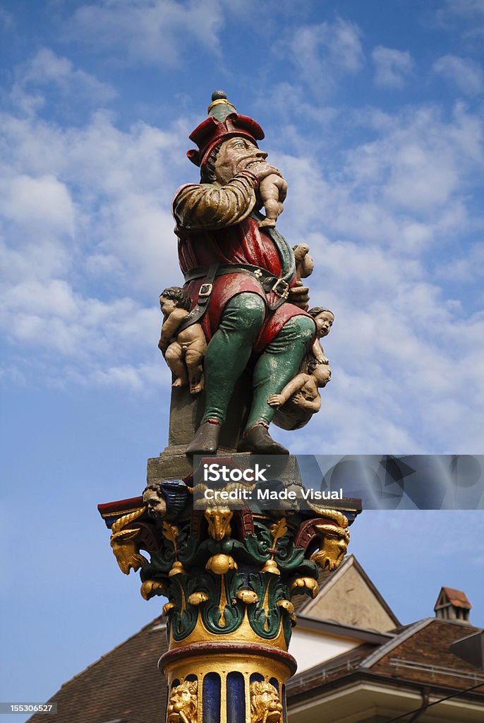 Berne Ogre Estátua - Foto de stock de 0-11 meses royalty-free
