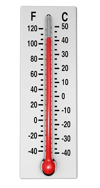 istock Traditional Mercury Fahrenheit and Celsius thermometer 155306534