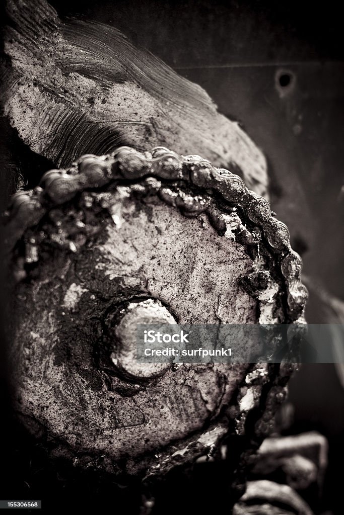 Ingranaggio grimy ascensore - Foto stock royalty-free di Attrezzatura