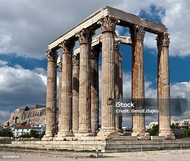 Photo libre de droit de Zeustemple banque d'images et plus d'images libres de droit de Temple de Zeus Olympien - Temple de Zeus Olympien, Antique, Architecture