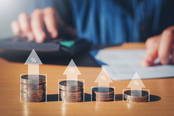 istock Saving money concept on digital stock market financial exchange analyzing forex trading graph financial data. Business finance technology and investment concept 1553088734