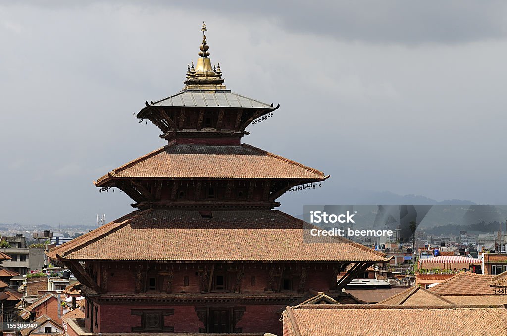 Praça Durbar de Patan palácio, em Katmandu, Nepal - Royalty-free Cerâmica de Terracota Foto de stock