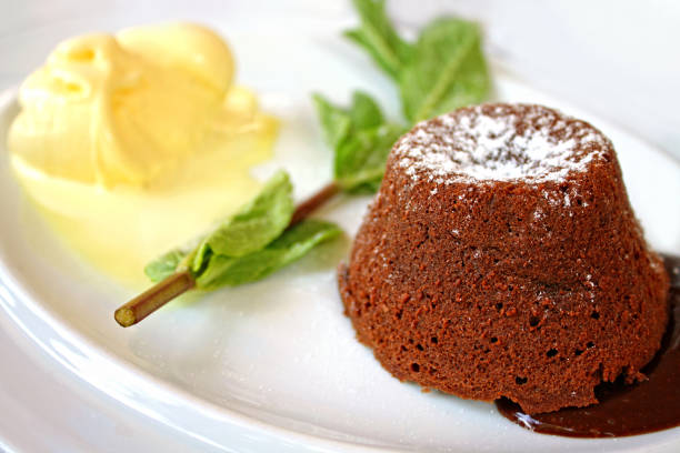 istock Delicious hot and cold dessert 155309003
