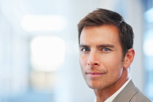 istock Close-up of a confident businessman 155309455