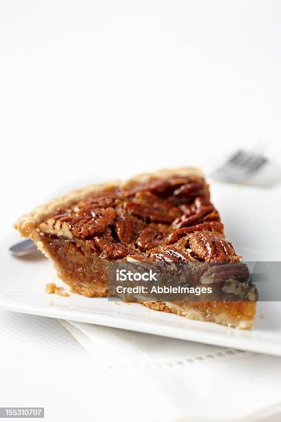 Pecan Pie Stock Photo - Download Image Now - Pecan Pie, Copy Space, Dessert - Sweet Food