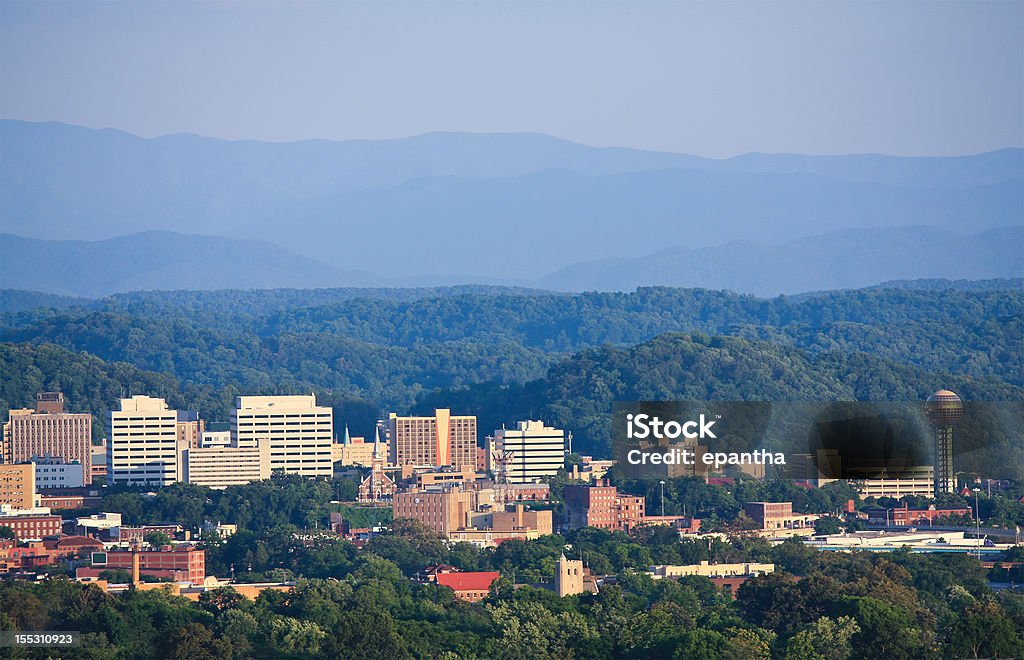 Skyline von Knoxville - Lizenzfrei Knoxville Stock-Foto
