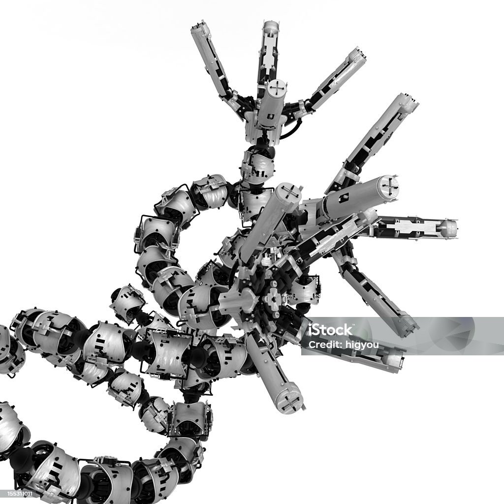Robotic Arm, agrupación de tentáculo - Foto de stock de Tentáculo libre de derechos
