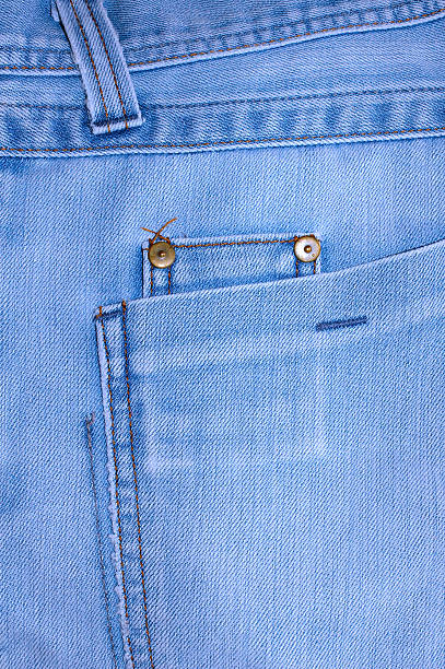 Blue jeans outerwear (clothes). stock photo