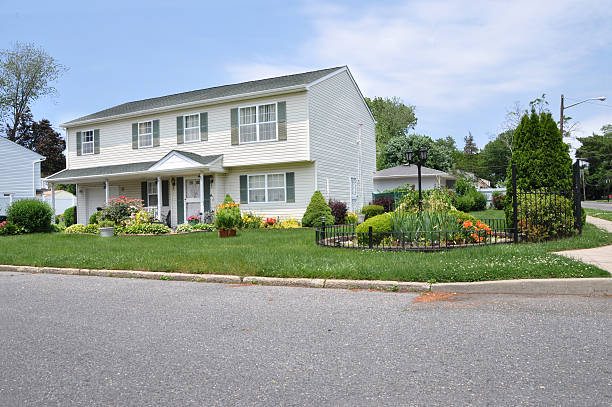 istock High Ranch Suburban Corner Lot Home 155311581
