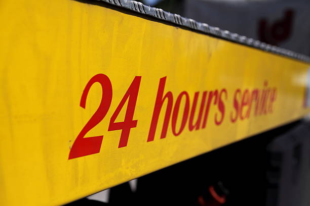 istock Sign of 24 hours service 155311976
