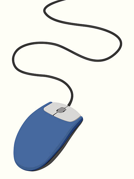 Computer mouse vector art illustration