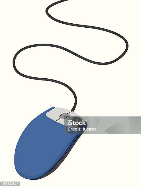 Computer Mouse Stock Illustration - Download Image Now - Computer Mouse, Cut Out, Cable