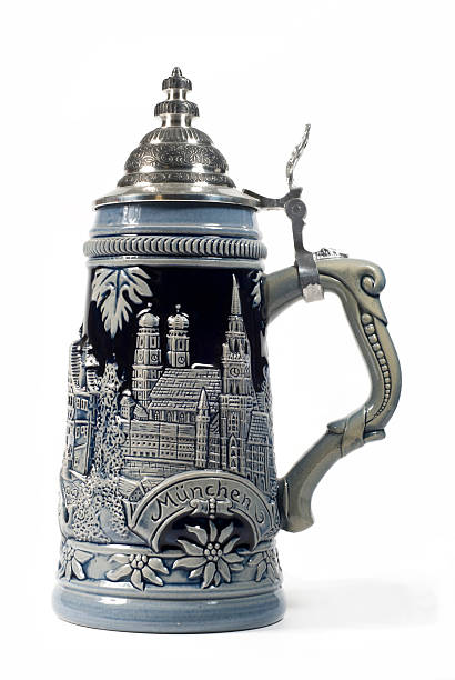 beer stein stock photo