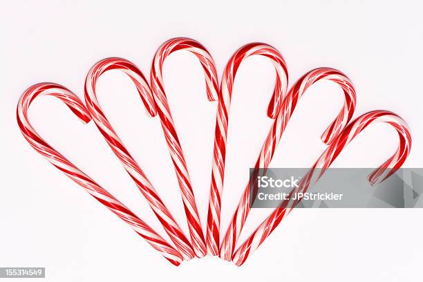 Candy Cane Fan Stock Photo - Download Image Now - Arrangement, Backgrounds, Candy