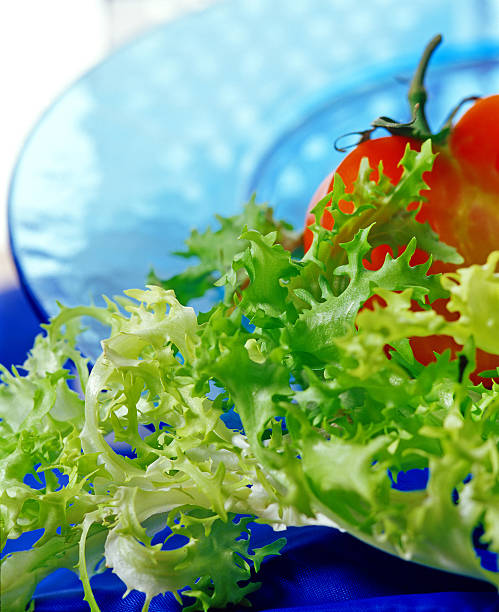 green salad stock photo