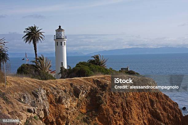 Point Vicente Lighthouse Stock Photo - Download Image Now - Point Fermin Lighthouse, Backgrounds, Bay of Water