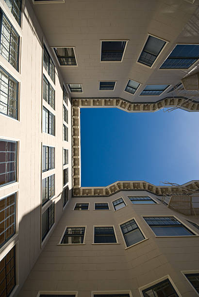 San Francisco Looking Up stock photo