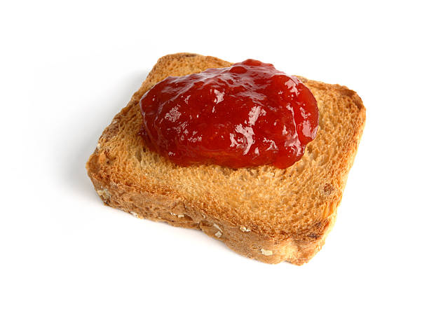 istock slice of crispy bread with jam 155316050