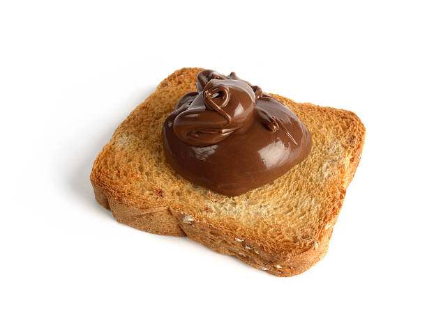 istock slice of crispy bread with chocolate cream 155316060