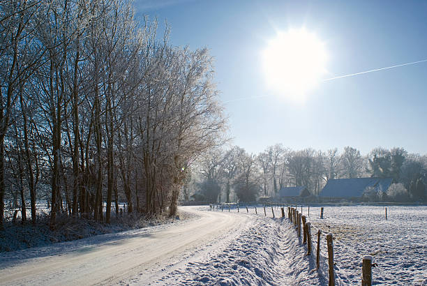 istock Farm in the snow. 155316567