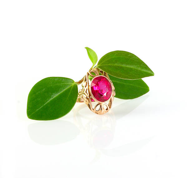 istock old gold ring and leaves 155316641