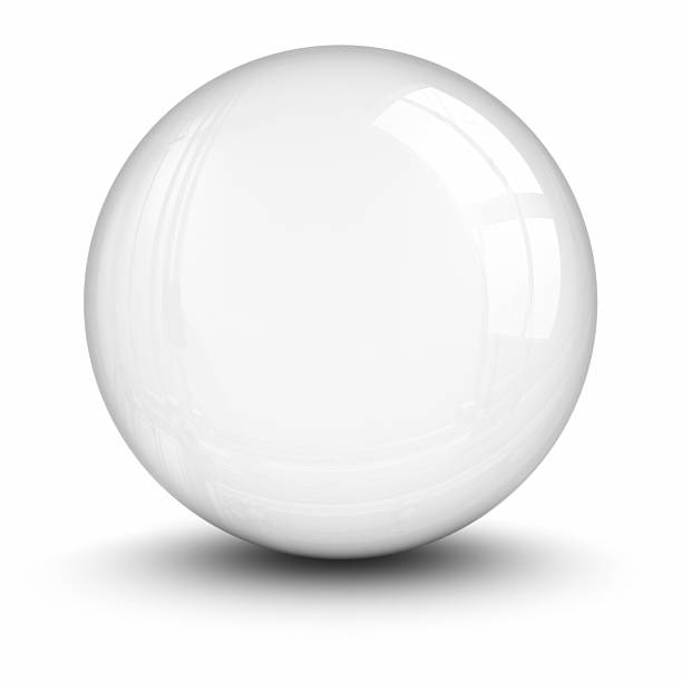 istock A crystal ball isolated on a white background 155316732