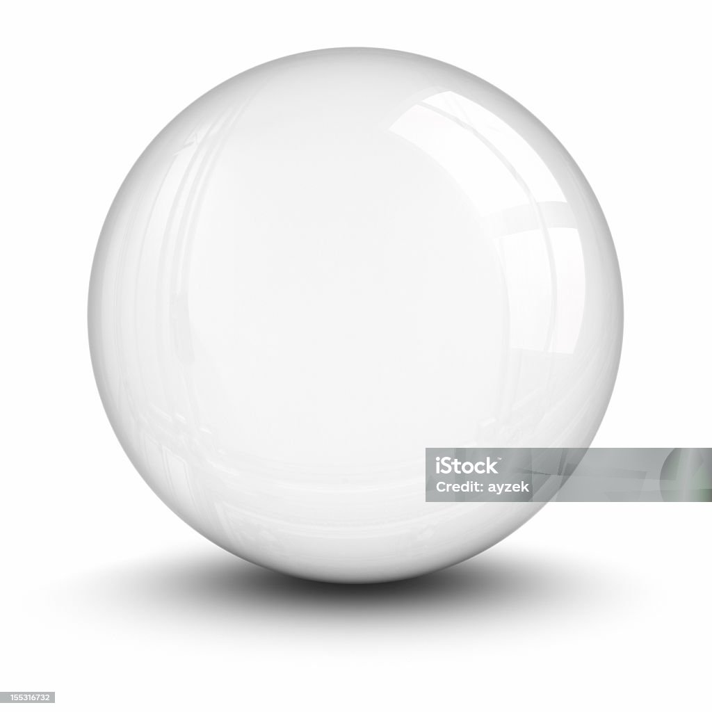 Bola de Cristal (isolado - Royalty-free Antecipação Foto de stock