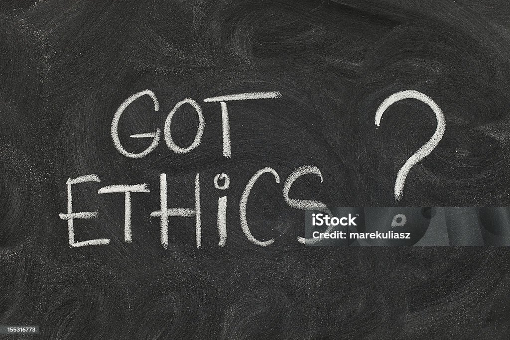 Got ética? - Foto de stock de Blanco - Color libre de derechos