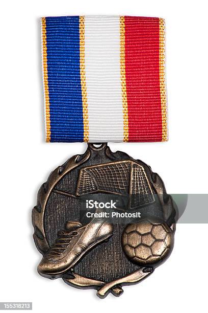Футбол Медаль — стоковые фотографии и другие картинки Медаль - Медаль, Футбол, Футбольный мяч