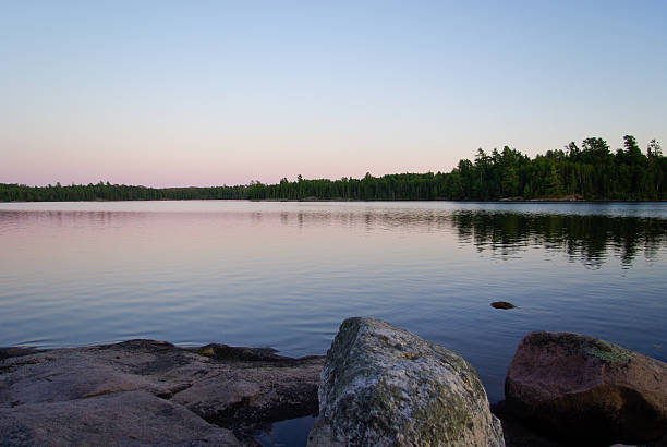 istock North Woods Lake at Dusk 155318405