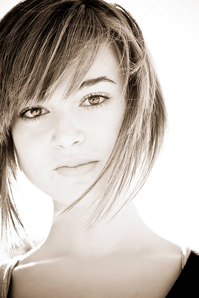 istock Close woman portrait 155318684