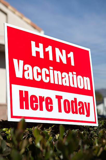 istock H1N1 Vaccination Sign 155319978