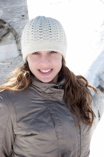 istock Young Woman in Snow 155321815