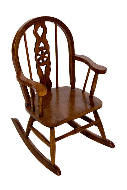 istock Oak Rocking Chair 155322182