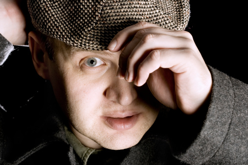 Man Wearing Flat Cap Stock Photo - Download Image Now - Adult, Adults ...