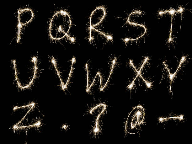 istock Sparking Alphabet RtoZ 155323131