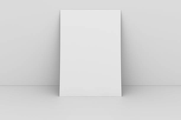 istock Blank paper against white background with shadow 155323525