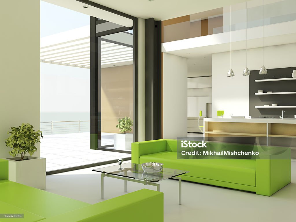 design de interior - Royalty-free Apartamento Foto de stock