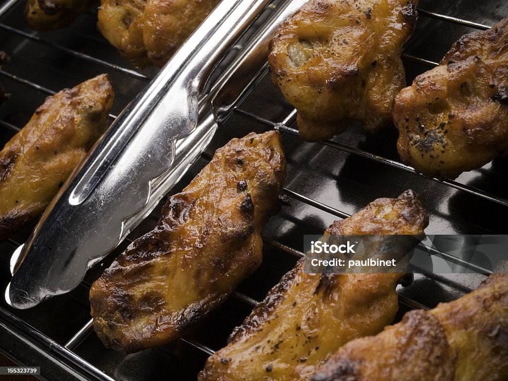 chicken-wings auf einem grill - Lizenzfrei Fleisch Stock-Foto