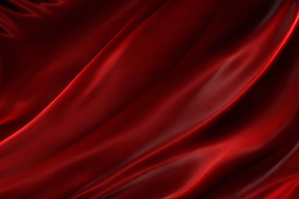 Rippled red silk Rippled red silk background silk stock pictures, royalty-free photos & images