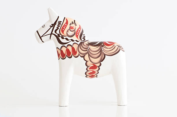 dalahorse - dala horse стоковые фото и изображения