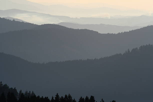 Cadeia de Montanhas de hills - fotografia de stock