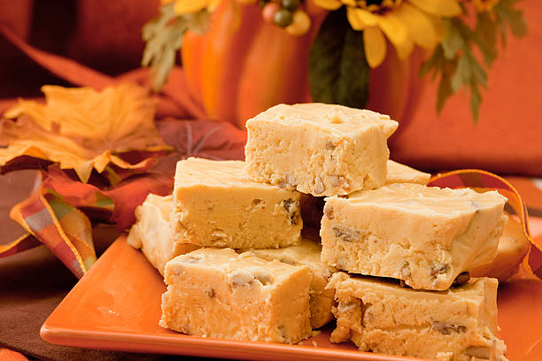 Pumpkin Fudge stock photo