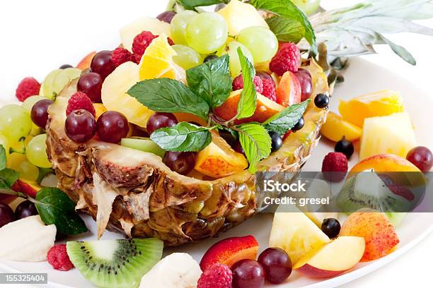 Foto de Salada De Frutas e mais fotos de stock de Abacaxi - Abacaxi, Alimentação Saudável, Amarelo