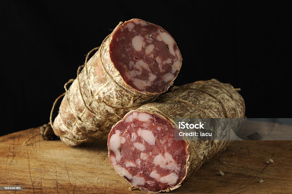 salami italiano - Foto de stock de Alimento libre de derechos