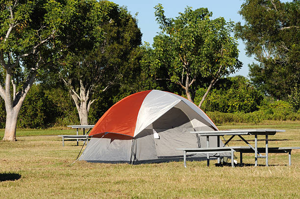 istock Tent on a campsite 155326633