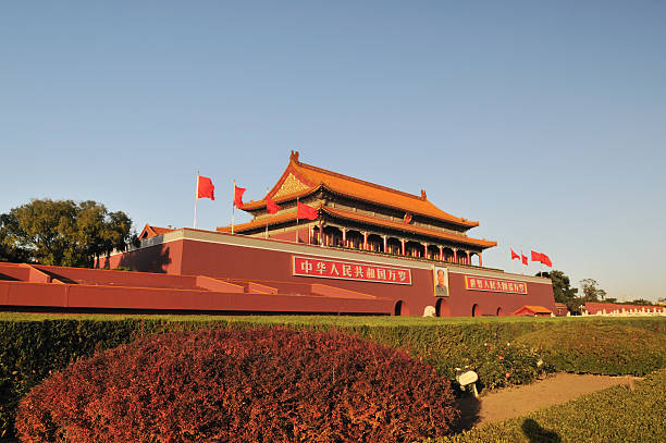 istock The Tian An Men Rostrum in Beijing 155327466