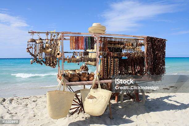 Beach Vendor From Cubasouvenir Kiosk Stock Photo - Download Image Now - Cuba, Varadero Beach, Beach