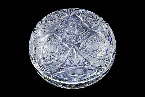 Glass bowl stock photo